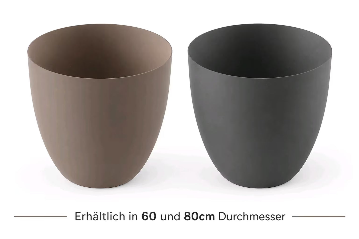 Pflanzkübel | Übertopf | Blumentopf | Pflanzgefäß XXL 60 & 80 cm